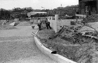 Baustelle des Busbahnhofs an der Wilhelmstraße